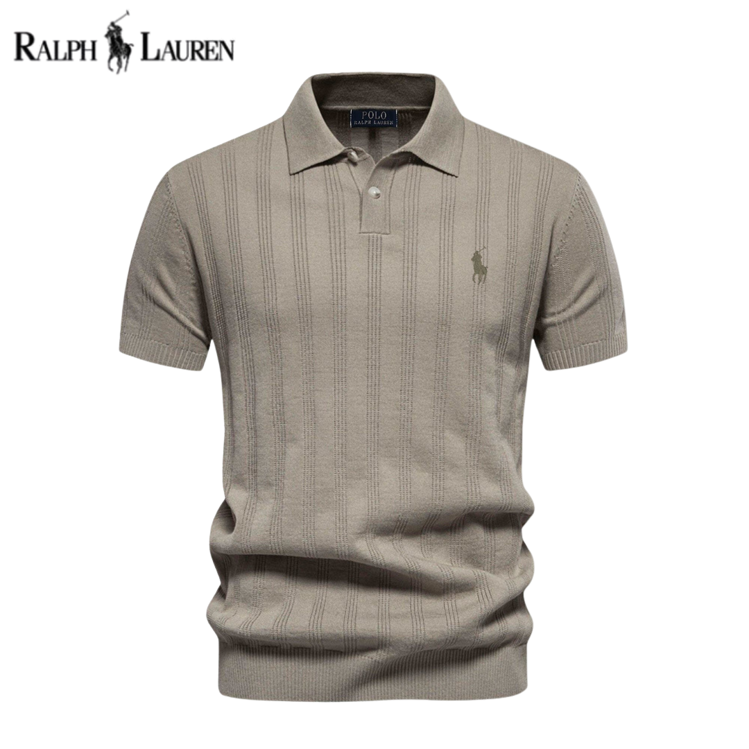 RL Men’s Premium Textured Knit Polo Shirt