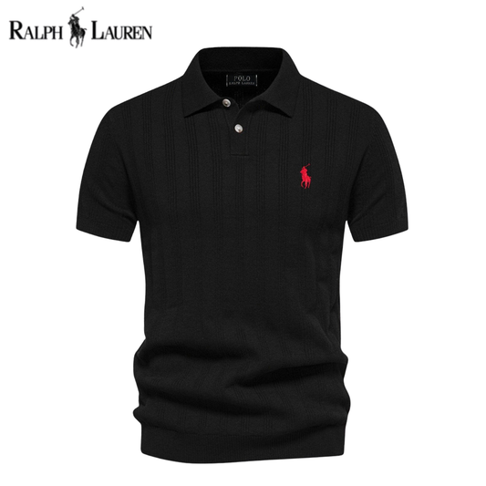 RL Men’s Premium Textured Knit Polo Shirt