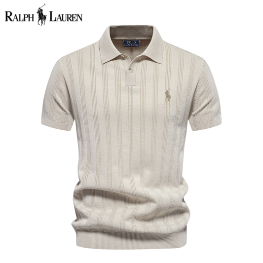 RL Men’s Premium Textured Knit Polo Shirt