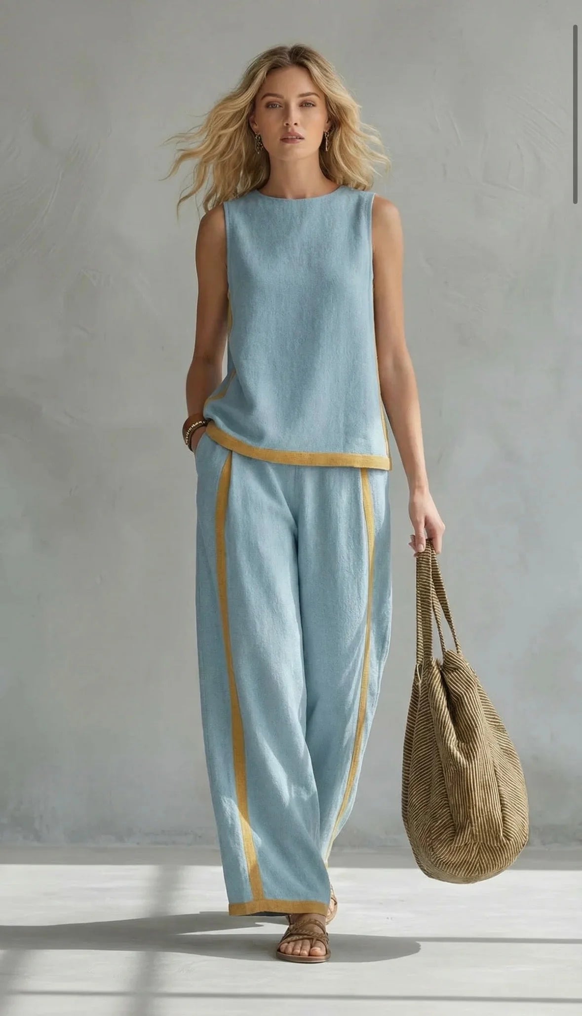 Leila | Premium Cotton-Linen Co-ord