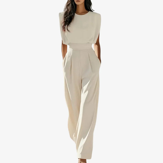 Ariia™ Elegant Belted Jumpsuit