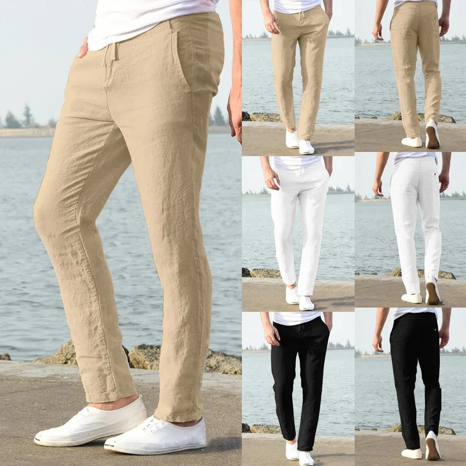 Cotton and Linen Trousers
