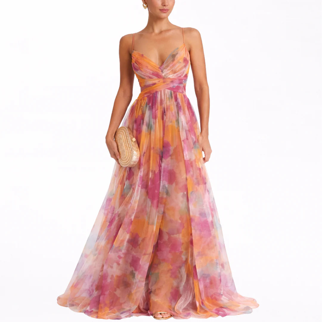 Giselle | Enchanting Floral Maxi Dress