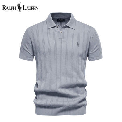 RL Men’s Premium Textured Knit Polo Shirt