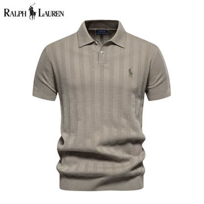 RL Men’s Premium Textured Knit Polo Shirt