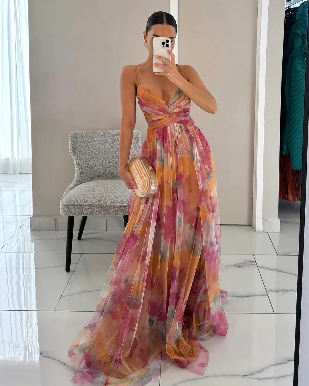 Giselle | Enchanting Floral Maxi Dress
