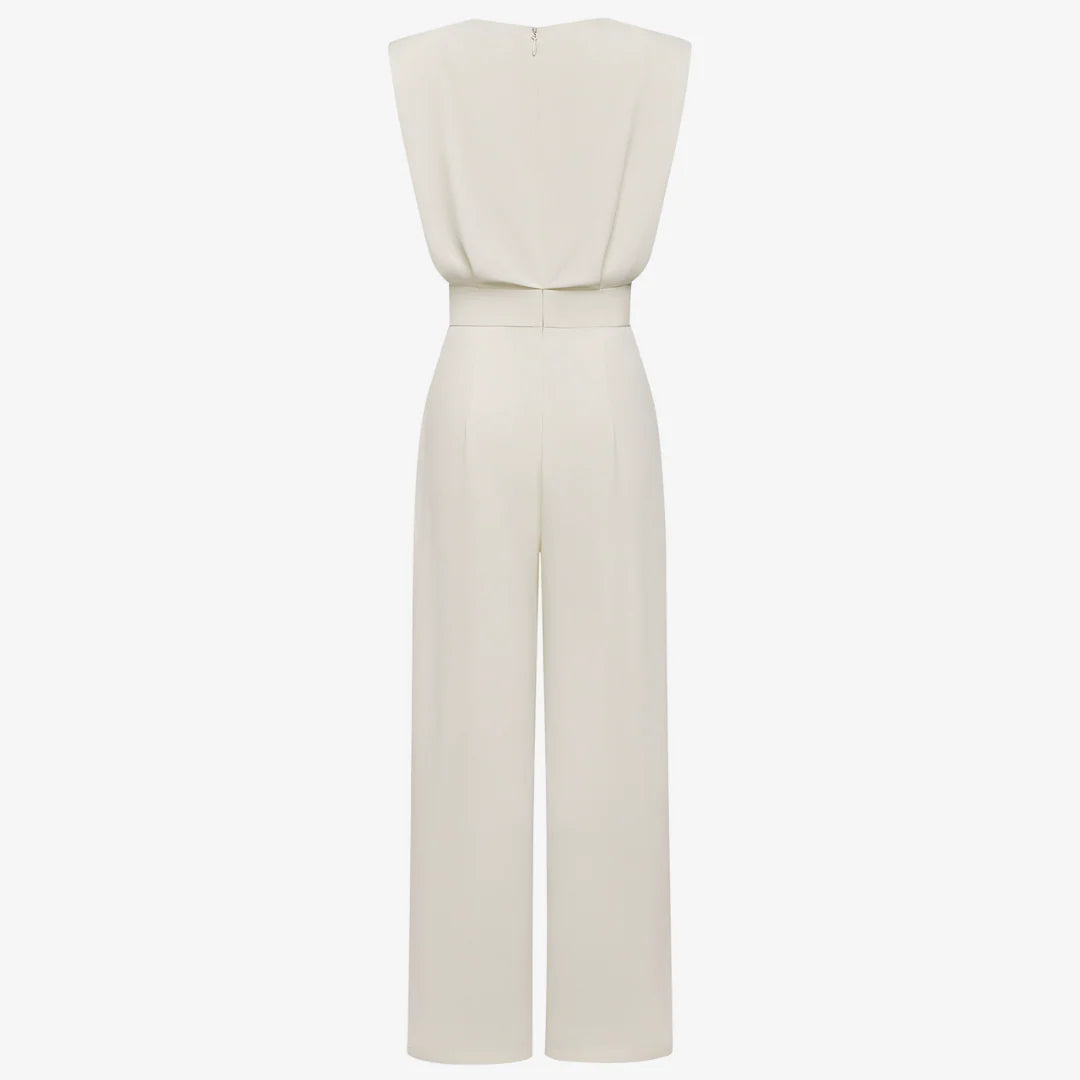 Ariia™ Elegant Belted Jumpsuit