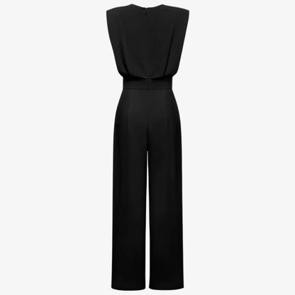 Ariia™ Elegant Belted Jumpsuit