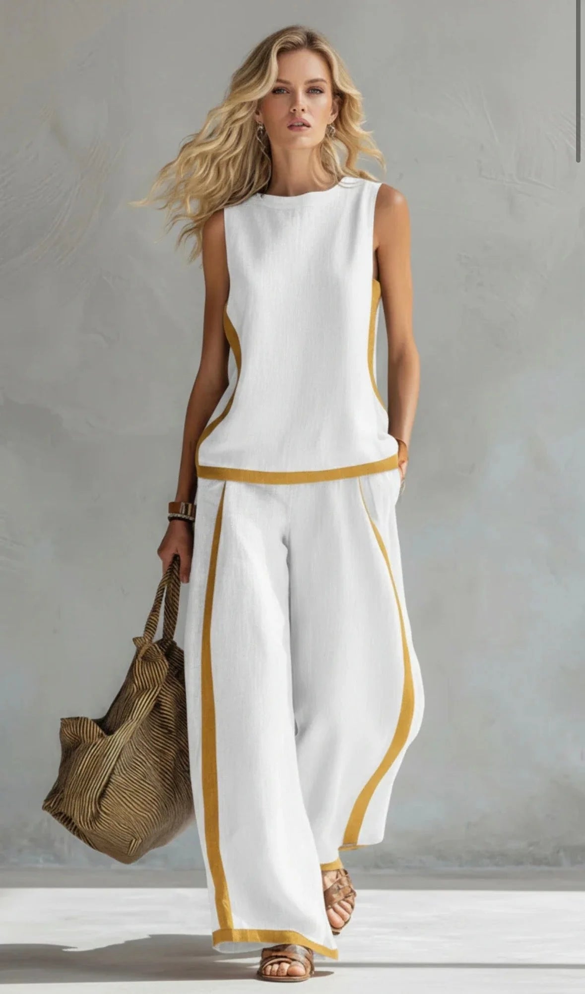 Leila | Premium Cotton-Linen Co-ord