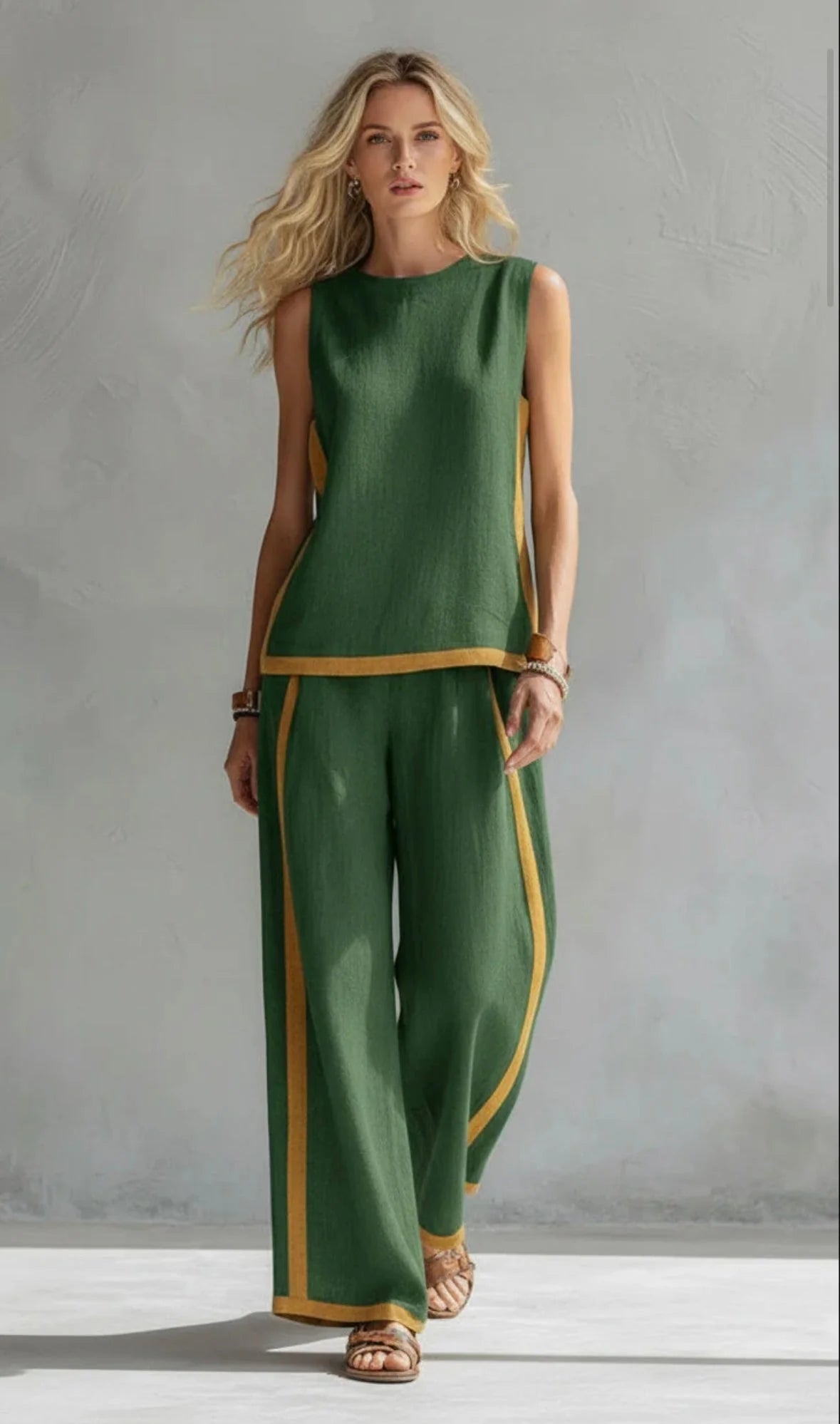 Leila | Premium Cotton-Linen Co-ord