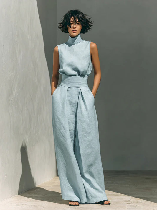 Aurelia Wide Leg Cotton Set