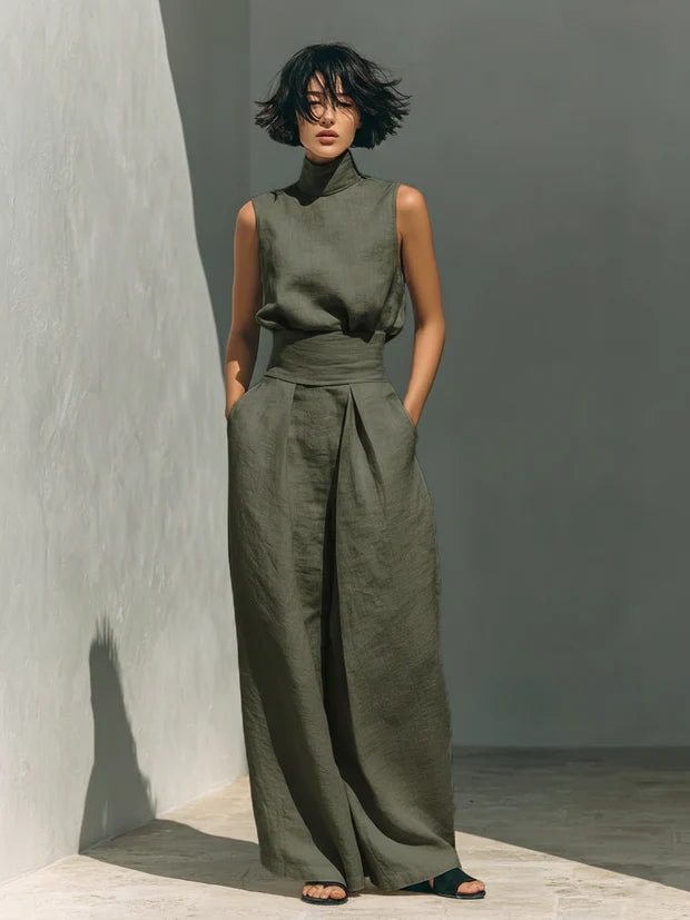 Aurelia Wide Leg Cotton Set