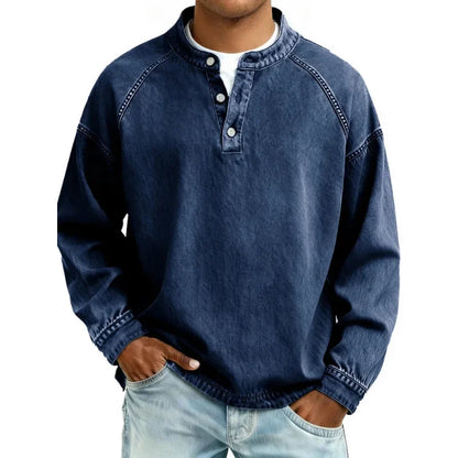 Classic Vintage Button Shirt for Men