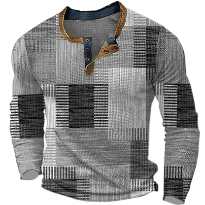 Men’s Multi-Tone Long Sleeve Shirt