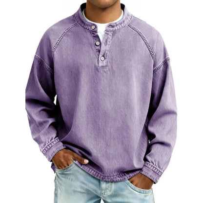 Classic Vintage Button Shirt for Men