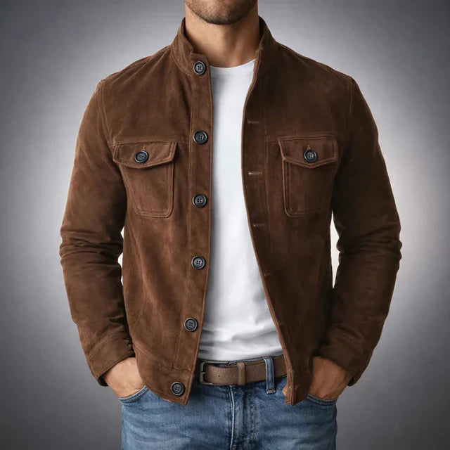 Refined Suede Street Jacket