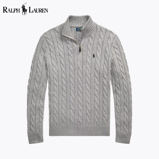 RL Heritage Cable Quarter-Zip Sweater